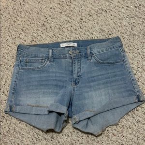 abercrombie jean shorts